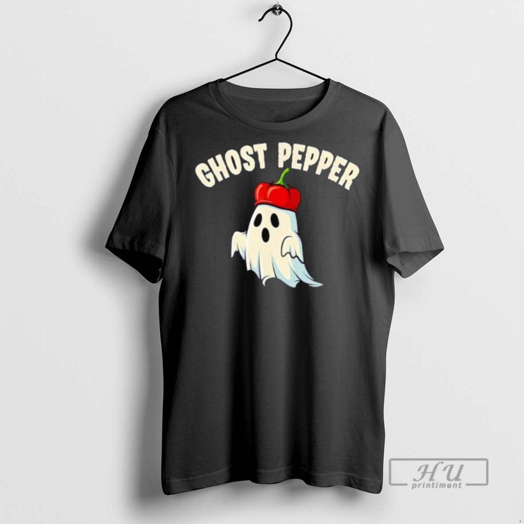 Trending Ghost Pepper Spicy Food Halloween Pun T Shirt