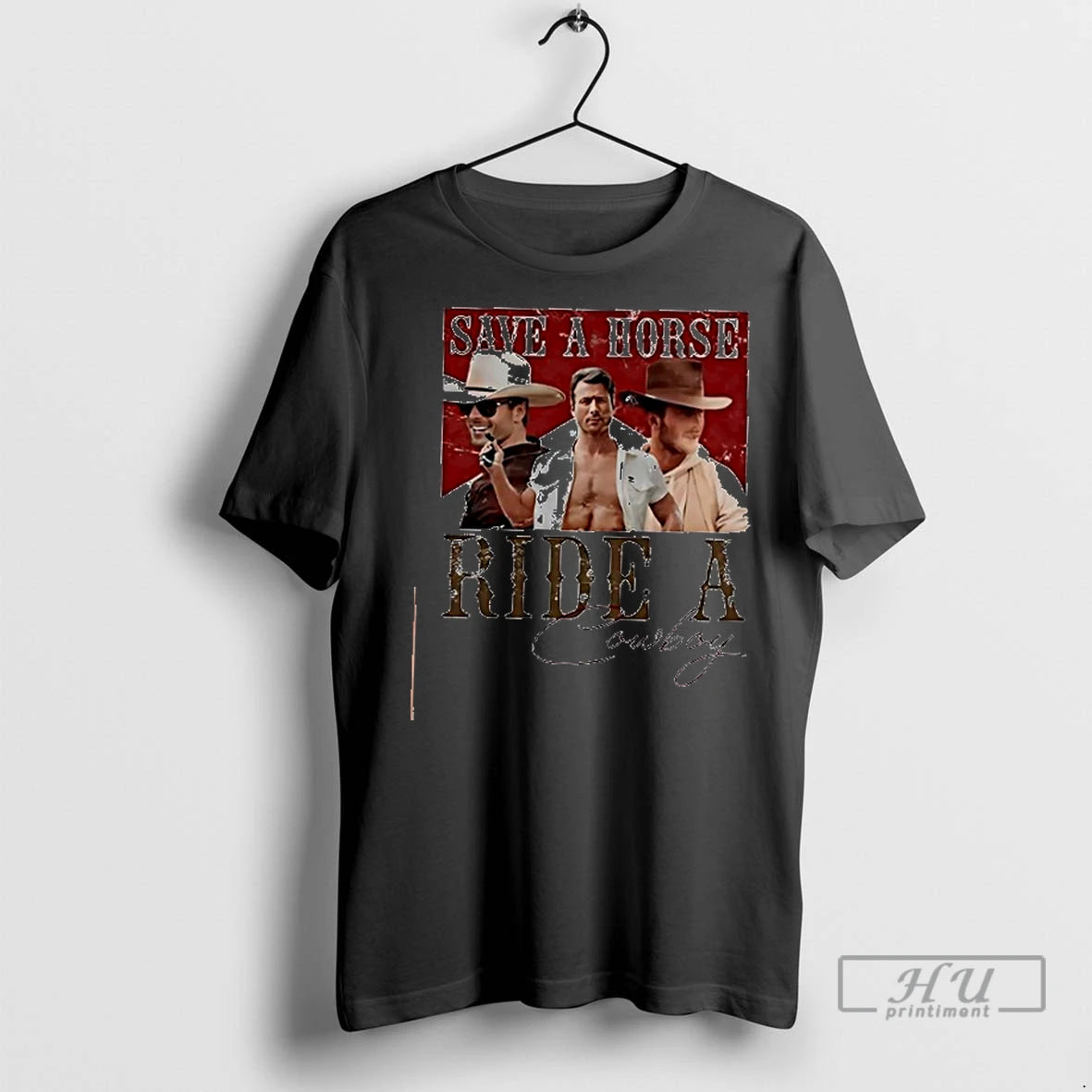 Trending Glen Powell Save A Horse Ride A Cowboy Marlboro Parody T Shirts