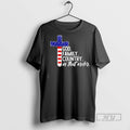 Trending God Family Country In That Order America Flag Faith Cross Graphic Tee Shirts