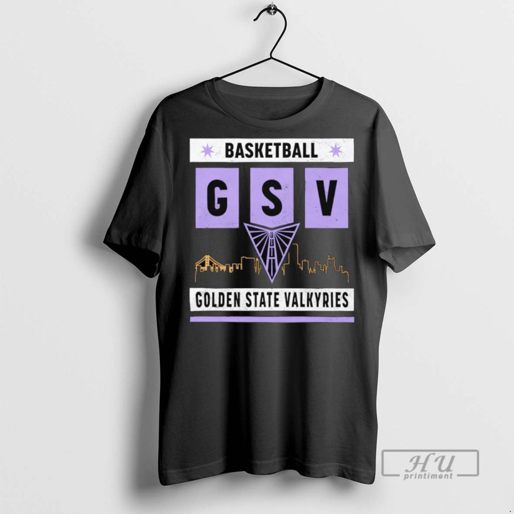 Trending Golden State Valkyries Basketball Skyline T Shirt