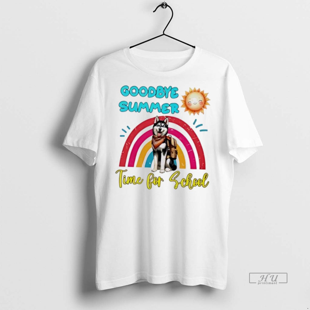 Trending Goodbye Summer Dog Hello Fall Time For School Shirt Sweater