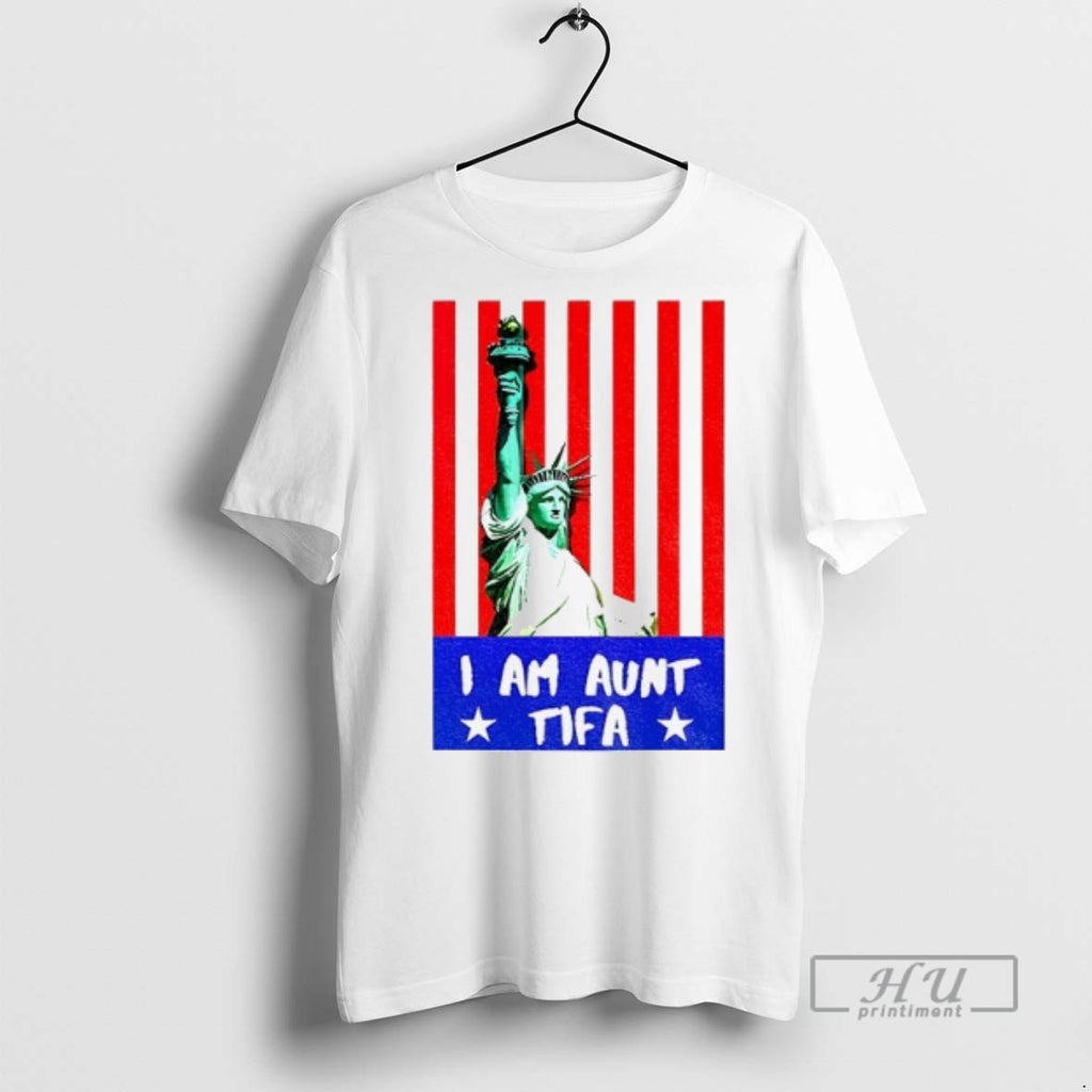 Trending Government Shutdown Statue Of Liberty I Am Aunt Tifa T Shirt