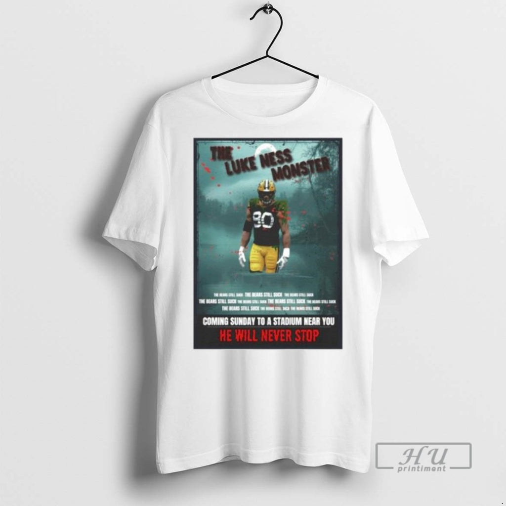 Trending Green Bay Packers The Lukas Van Ness Monster Ornaments Graphic Tee Shirts Sweatshirt Hoodies
