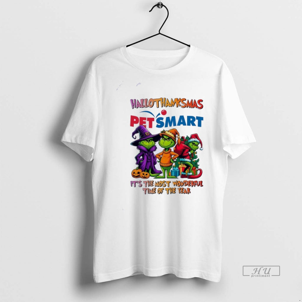 Trending Grinch X Petsmart Hallothanksmas Its The Most Wonderful Time Of The Year Shirt Sweater