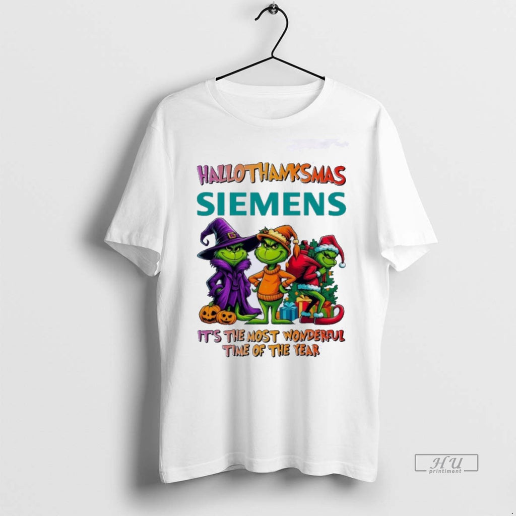 Trending Grinch X Siemens Hallothanksmas Its The Most Wonderful Time Of The Year Shirt Sweater