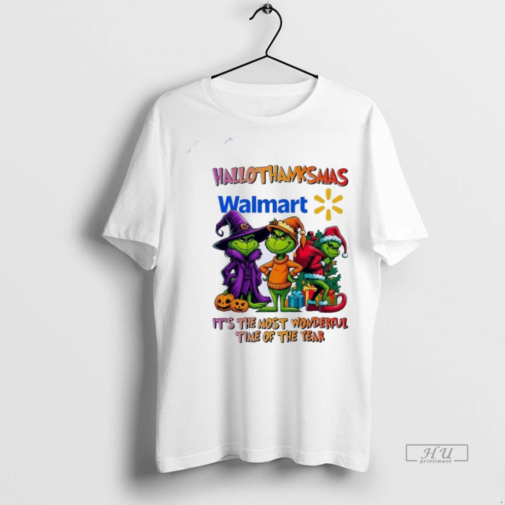 Trending Grinch X Walmart Hallothanksmas Its The Most Wonderful Time Of The Year Shirt Sweater