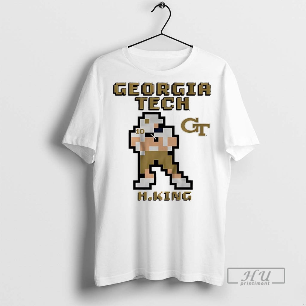 Trending Haynes King Georgia Tech Yellow Jackets Football Retro Baller 8 Bit Style