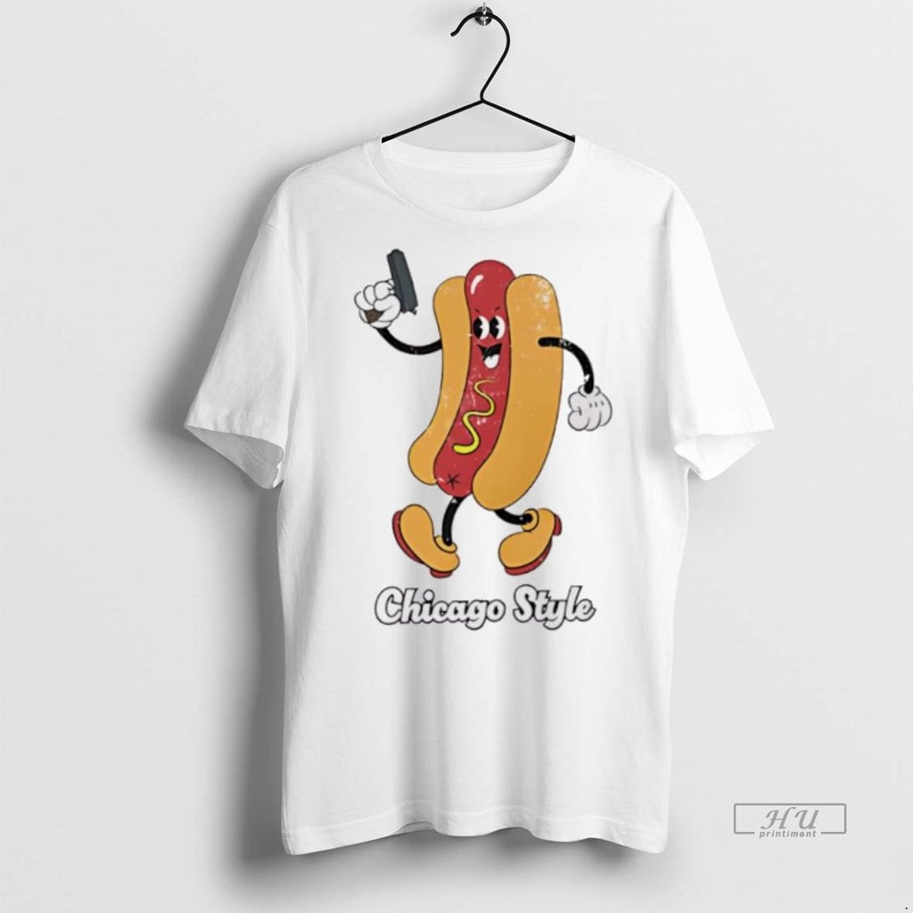 Trending Hot Dog Chicago Style Funny Graphic Tee Shirt Sweater