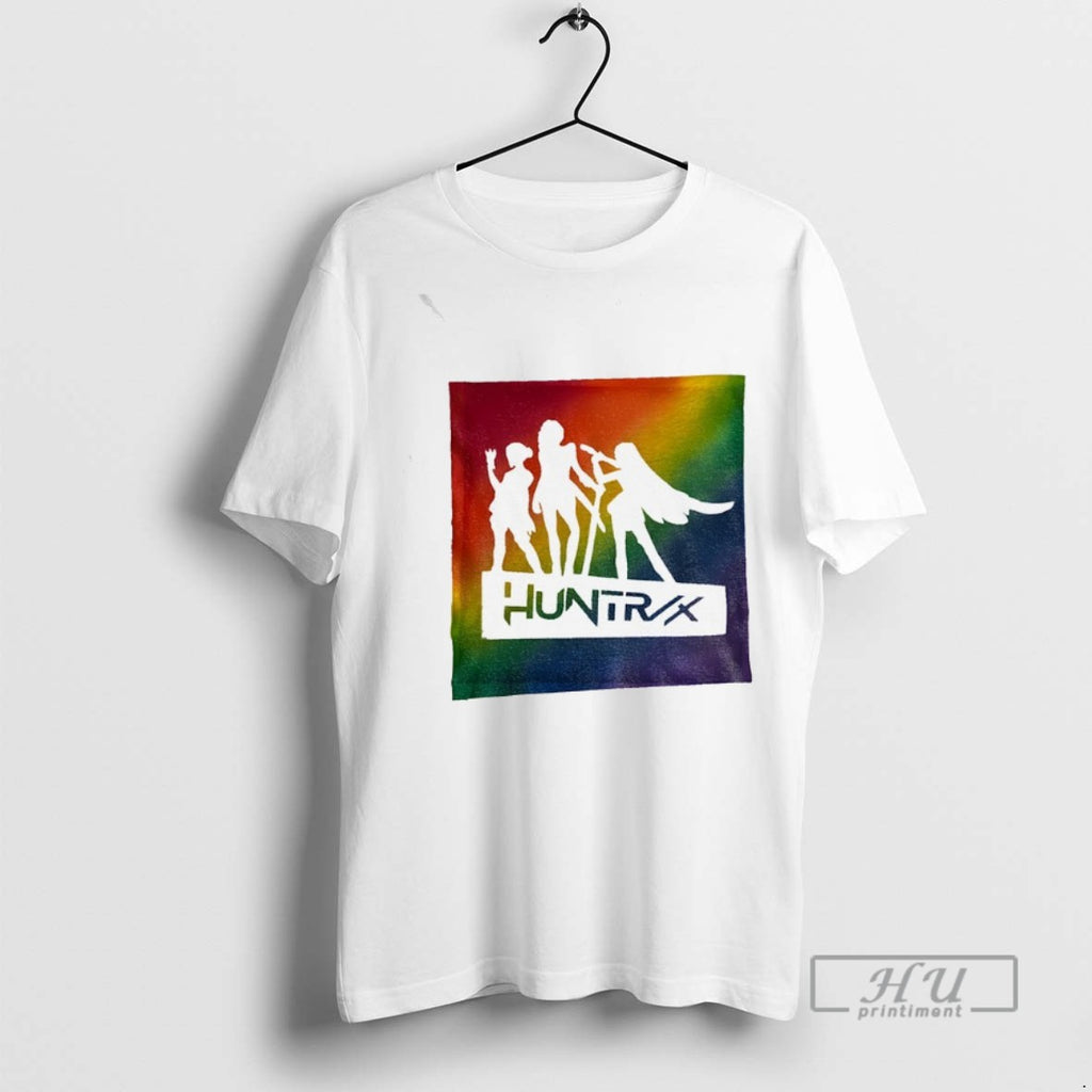 Trending Huntrix Demon Hunter Kpop Pride Month Flag Lgbt Graphic Tee Shirt Sweatshirt Hoodies