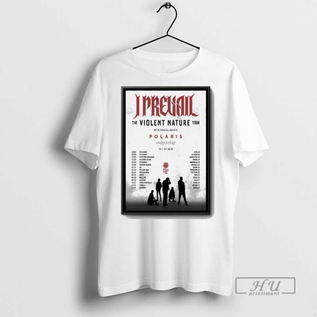 Trending I Prevail The Violent Nature Tour Eu Uk 2026 T Shirts Sweatshirt Hoodies