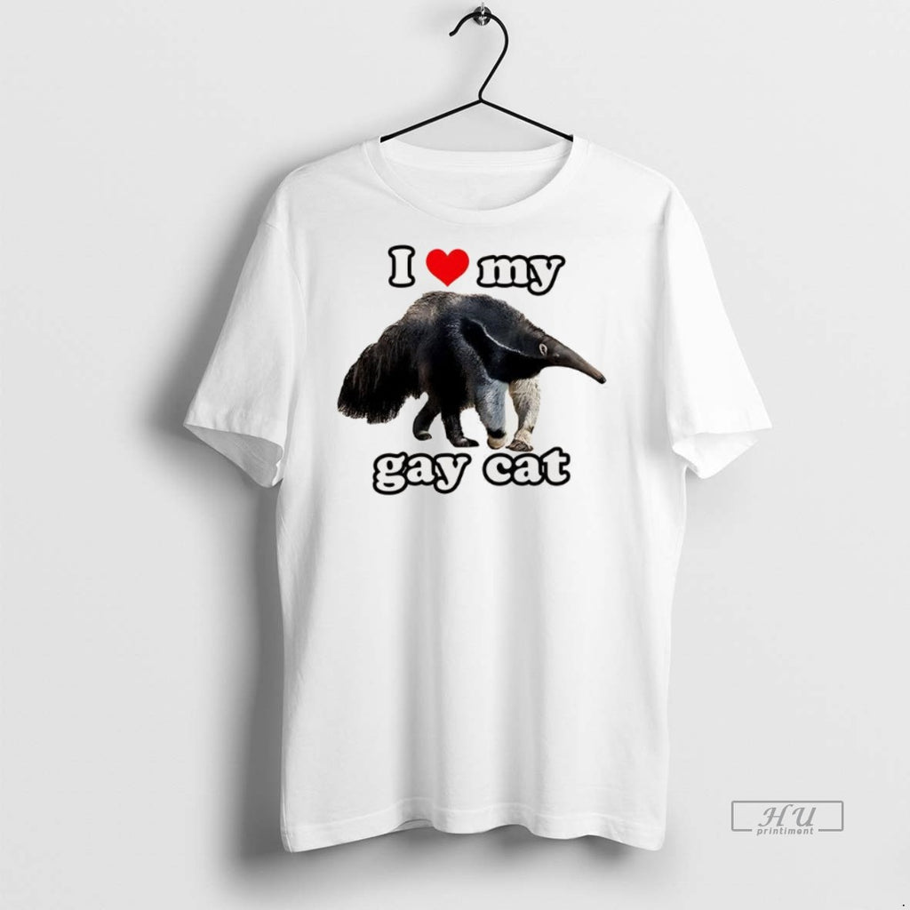 Trending I Love My Gay Cat Tee Shirt Sweater