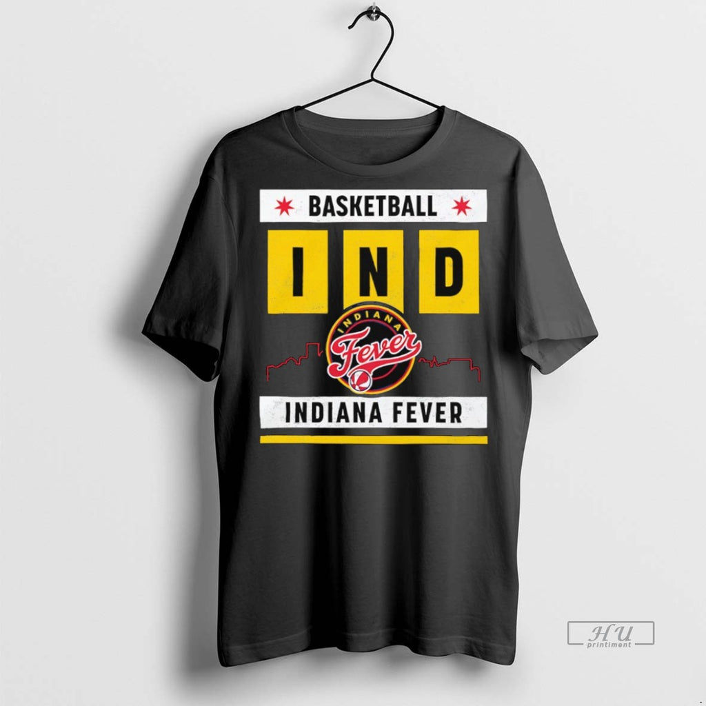 Trending Indiana Fever Basketball Skyline Shirt Sweater
