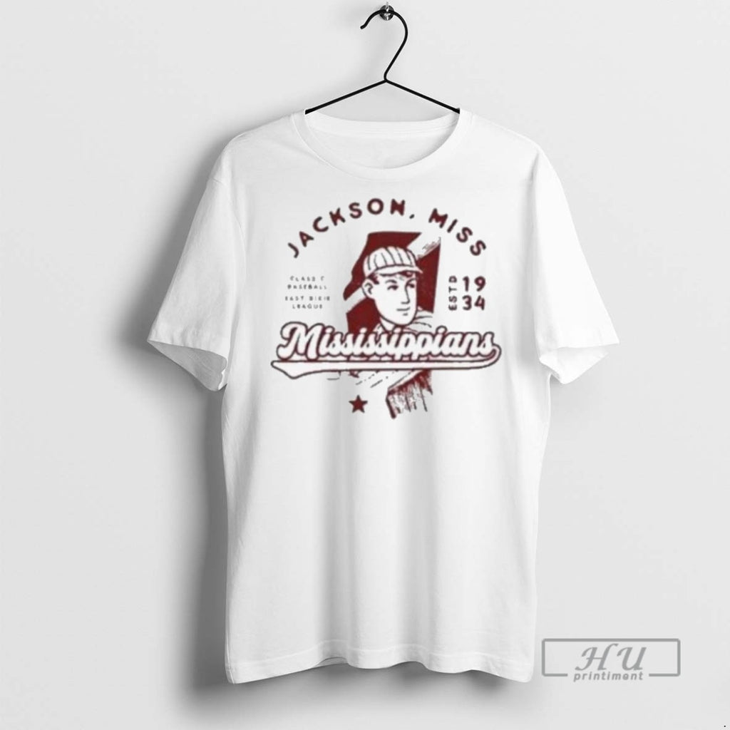 Trending Jackson Mississippians Mississippi Class C Baseball East Dixie League T Shirt