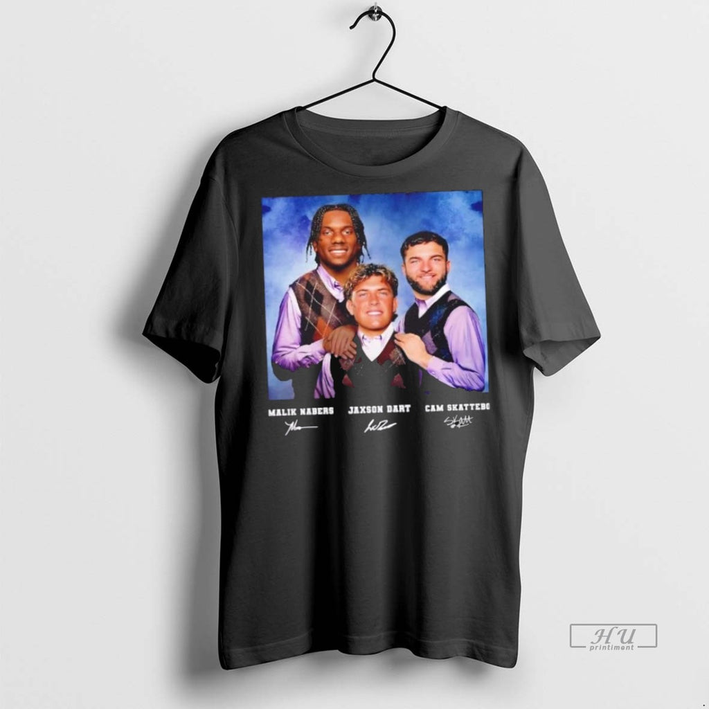 Trending Jaxson Dart Cam Skattebo Malik Nabers New York Step Bros Graphic Tee Shirt Sweater
