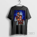 Trending Jaxson Dart Cam Skattebo New York Football Step Brothers Ugly Christmas Graphic Tee Shirts