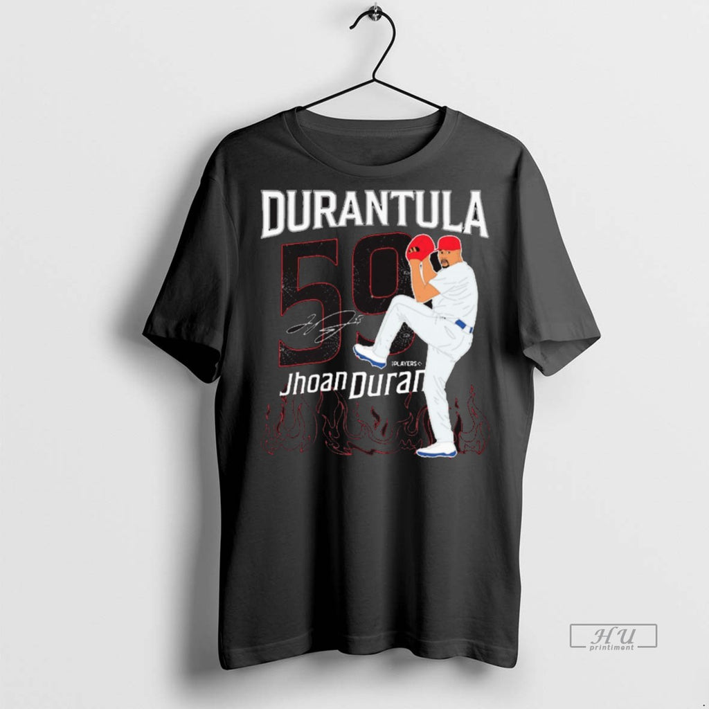 Trending Jhoan Duran Durantula 59 Philadelphia Phillies Mlb Signature Painting Shirt Sweater