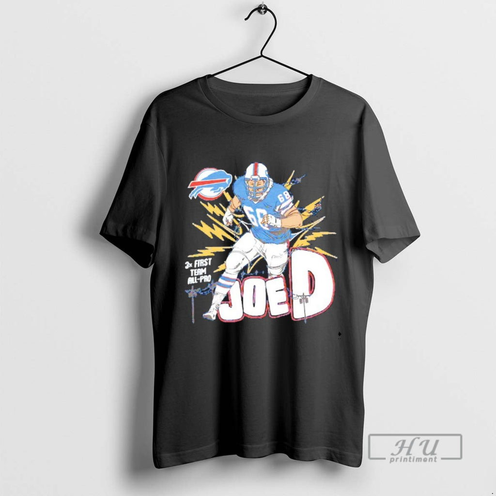 Trending Joe D Joe Delamielleure Bills 3x First Team All Pro Caricature Blackshirt T Shirts