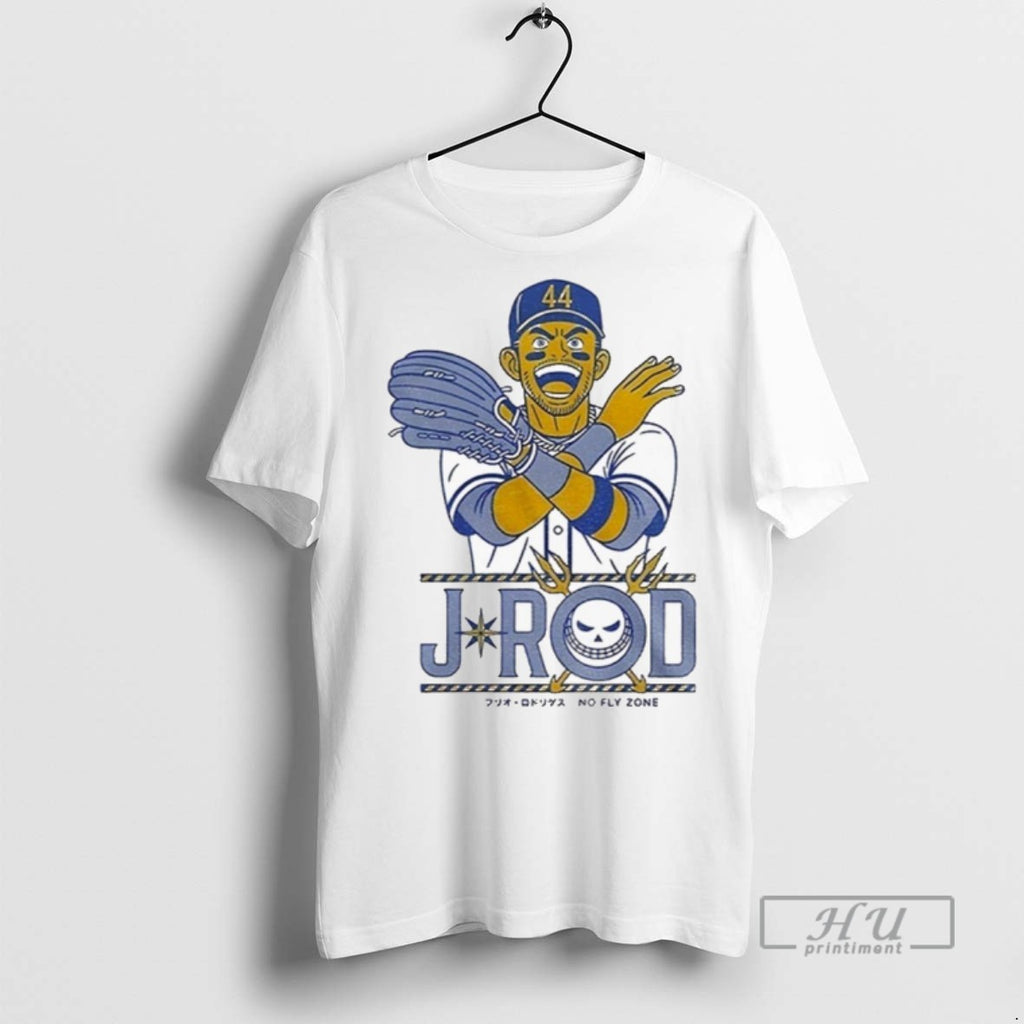 Trending Jorge Polanco J Rod Mariners Seattle Mariners Mlb No Fly Zone Painting Graphic Tee