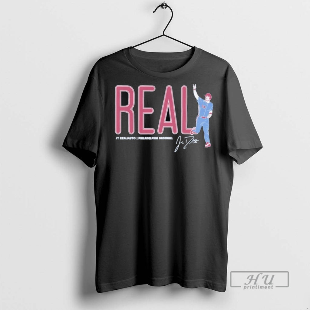 Trending Jt Realmuto Real Philadelphia Phillies Baseball Signature Graphic Tee Shirts Sweatshirt Hoodies