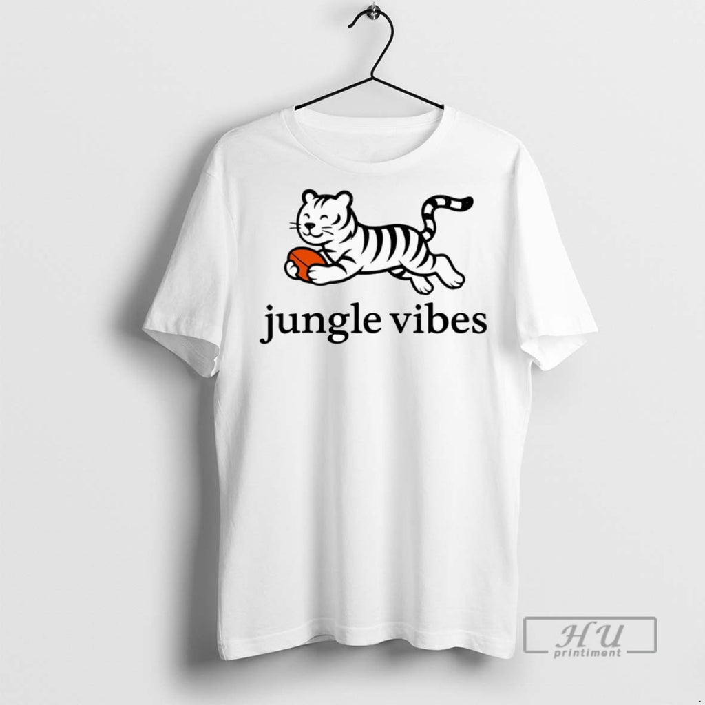 Trending Jungle Vibes Run Wild White Tiger Graphic Tee Shirts Sweatshirt Hoodies