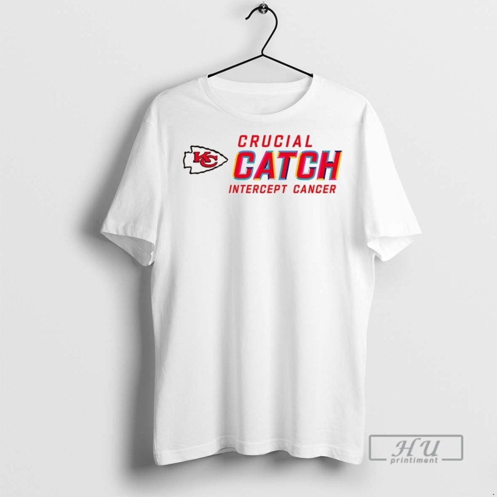 Trending Kansas City Chiefs Crucial Catch Intercept Cancer T Shirt