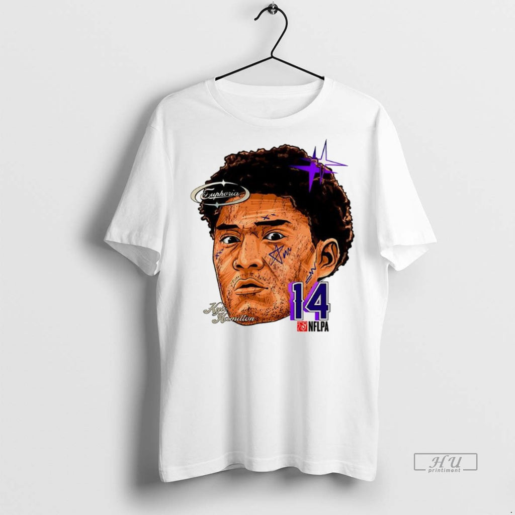 Trending Kyle Hamilton Baltimore Ravens Football Fat Head Number 14 Tee Shirt Sweater