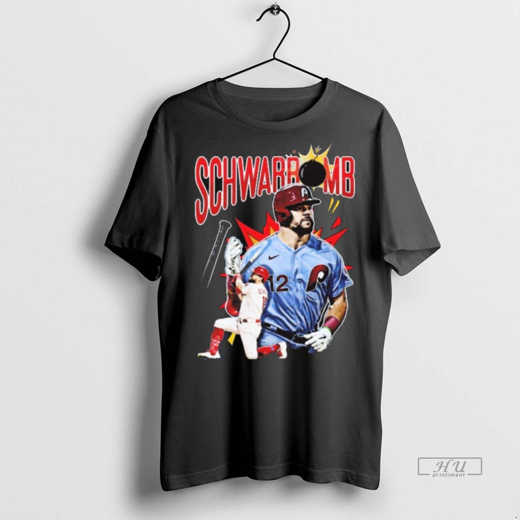 Trending Kyle Schwarbomb Philadelphia Phillies Mlb Fanart 2025 Tee Shirt Sweater