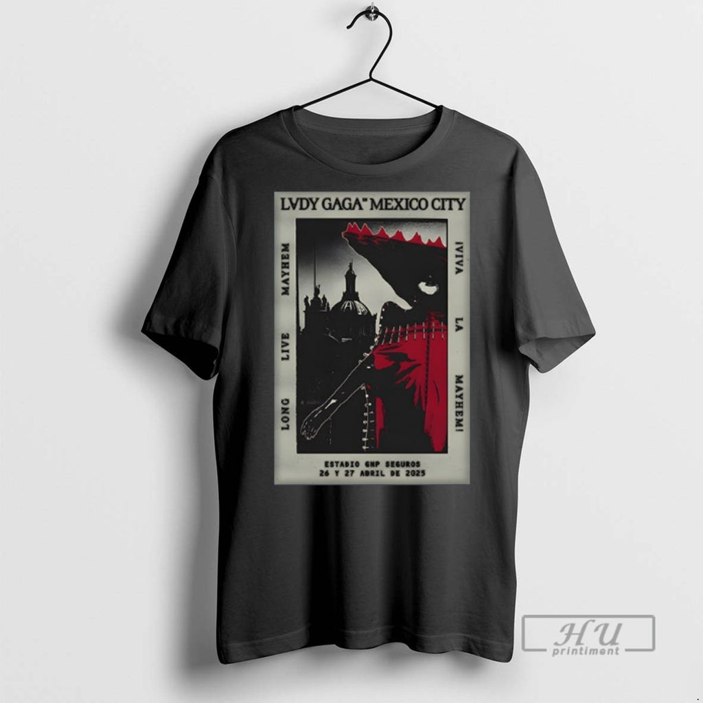 Trending Lady Gaga Black Cdmx T Shirt