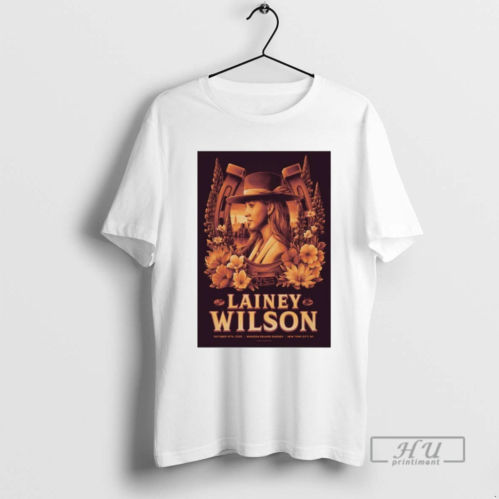 Trending Lainey Wilson October 10 2025 Madison Square Garden In Nyc Graphic Tee Shirts