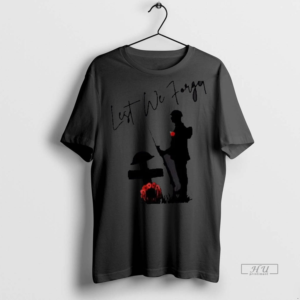 Trending Lest We Forget Remembrance Tribute Graphic Tee Shirt Sweater