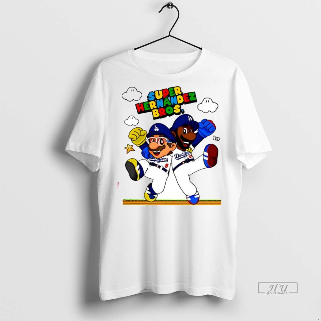 Trending Lets Go Dodgers Super Hernandez Bros Shirt Sweater