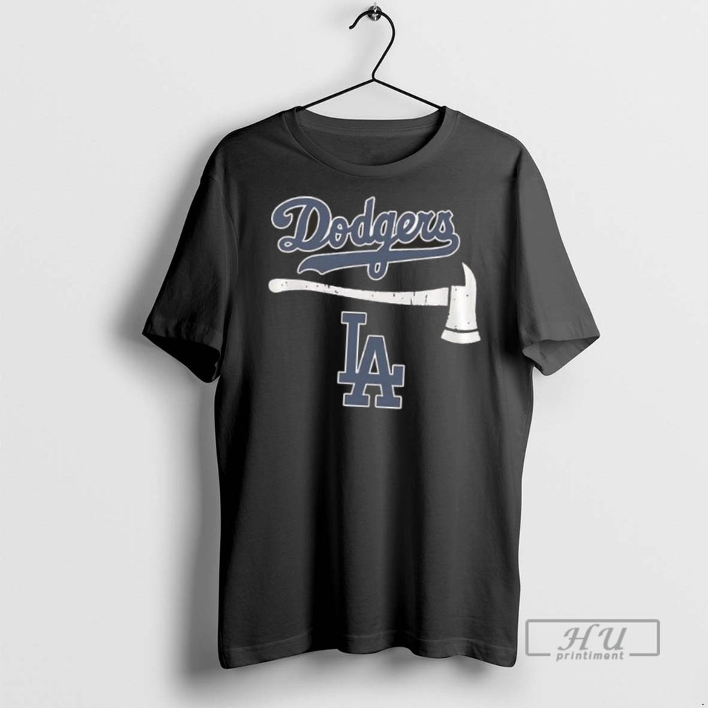 Trending Los Angeles Dodgers Firefighter 2 Sided T Shirt