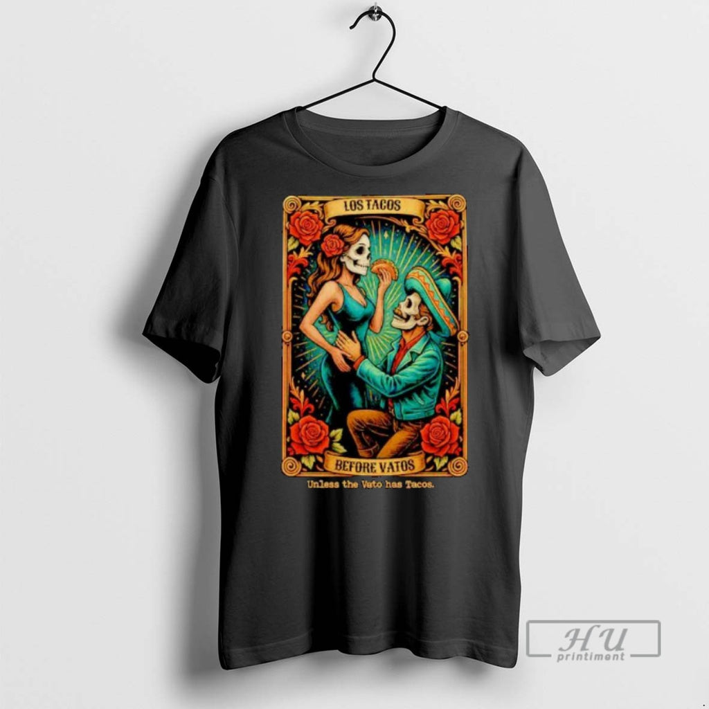 Trending Los Tacos Before Vatos Tarot Card Ornaments T Shirt