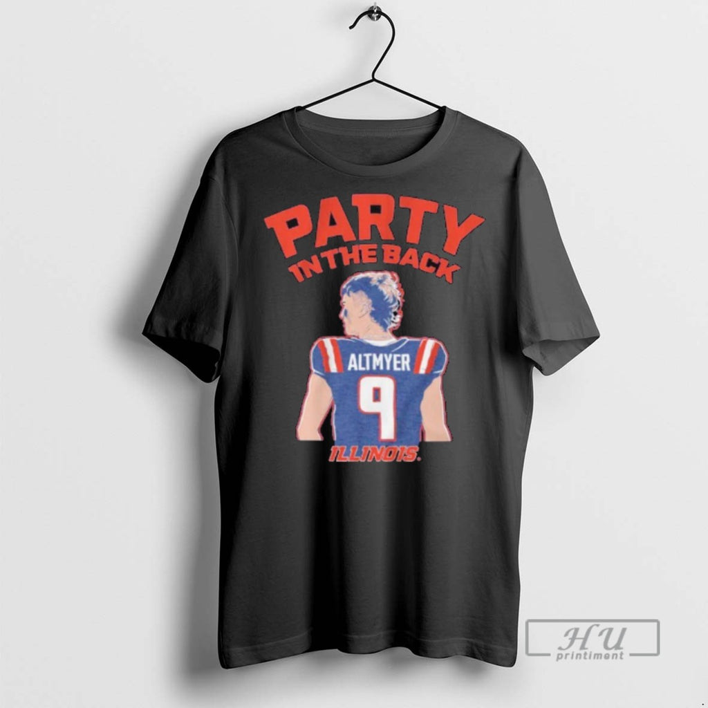 Trending Luke Altmyer Party In The Back Illinois Football T Shirt