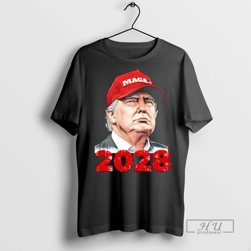 Trending Maga President Trump 2028 T Shirts Sweatshirt Hoodies