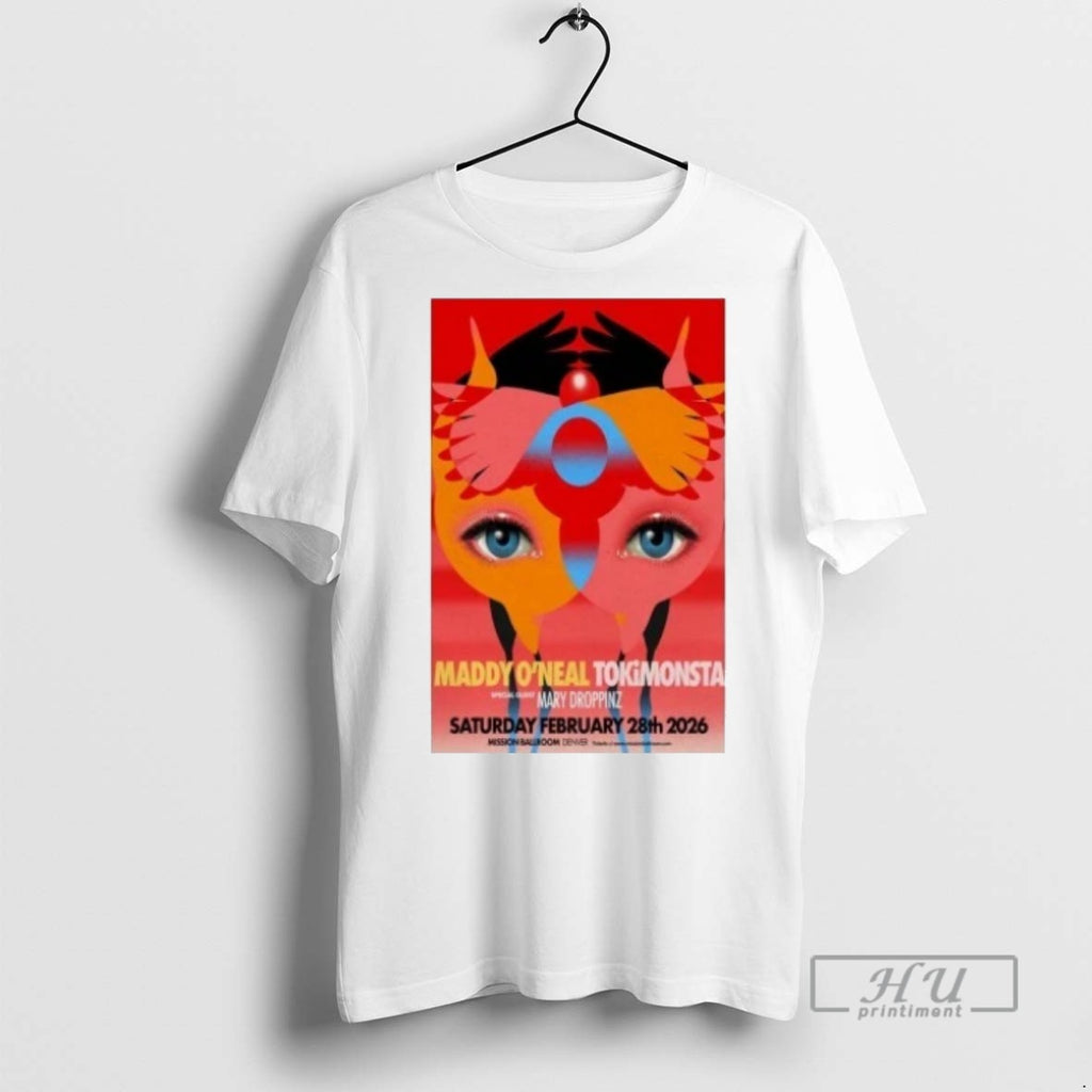 Trending Maddy Oneal Tokimonsta Tour 2025 Mission Ballroom Denver T Shirt
