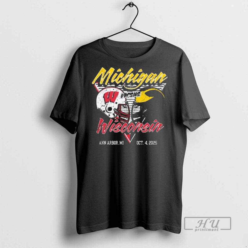 Trending Michigan Wolverines Vs Wisconsin Badgers Football October 4 2025 Ann Arbor Mi Graphic Tee