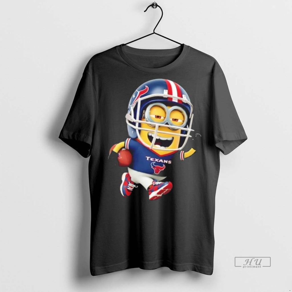 Trending Minions Is Holding A Ball And Smiling At Houston Texans Fans Graphic