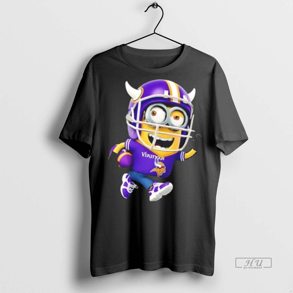 Trending Minions Is Holding A Ball And Smiling At Minnesota Vikings Fans Graphic