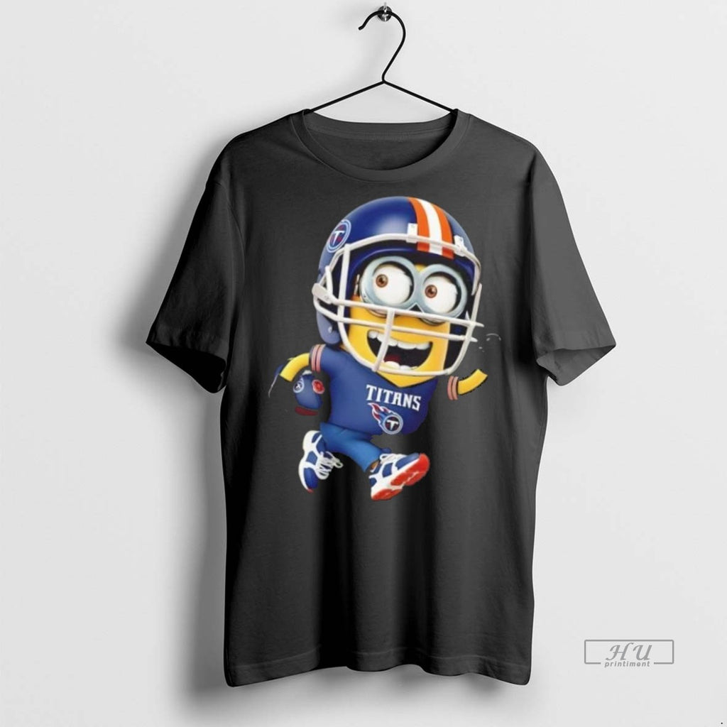 Trending Minions Is Holding A Ball And Smiling At Tennessee Titans Fans Graphic