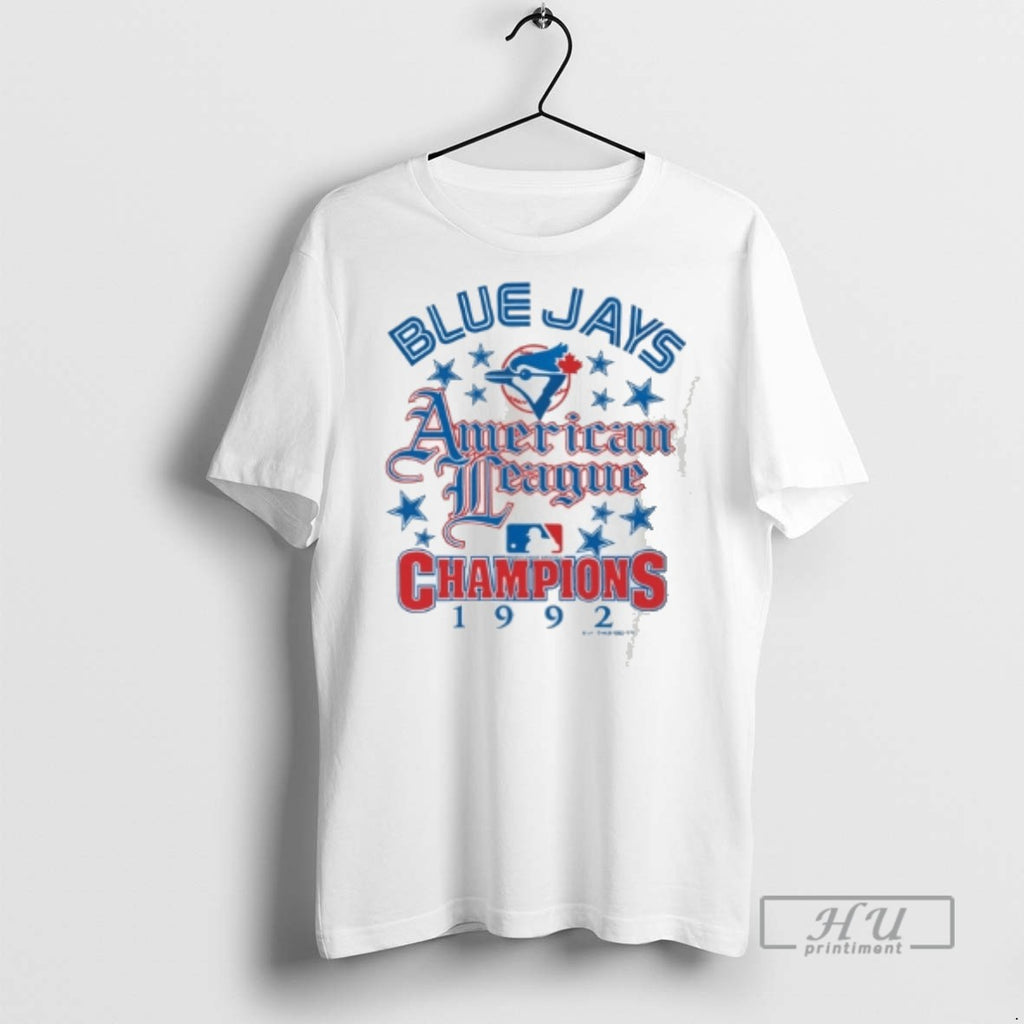Trending Mlb Toronto Blue Jays 1992 American League Champions Trendingnowe 1 Graphic Tee Shirts