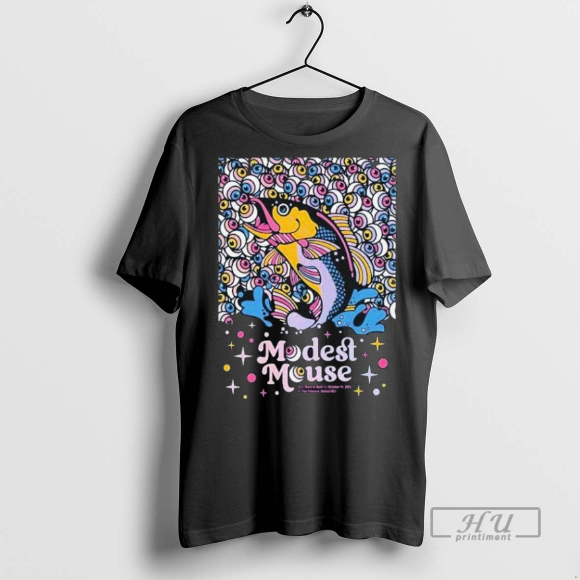 Trending Modest Mouse Fall Tour 2025 The Fillmore Detroit Fish Graphic Tee Shirt Sweatshirt Hoodies