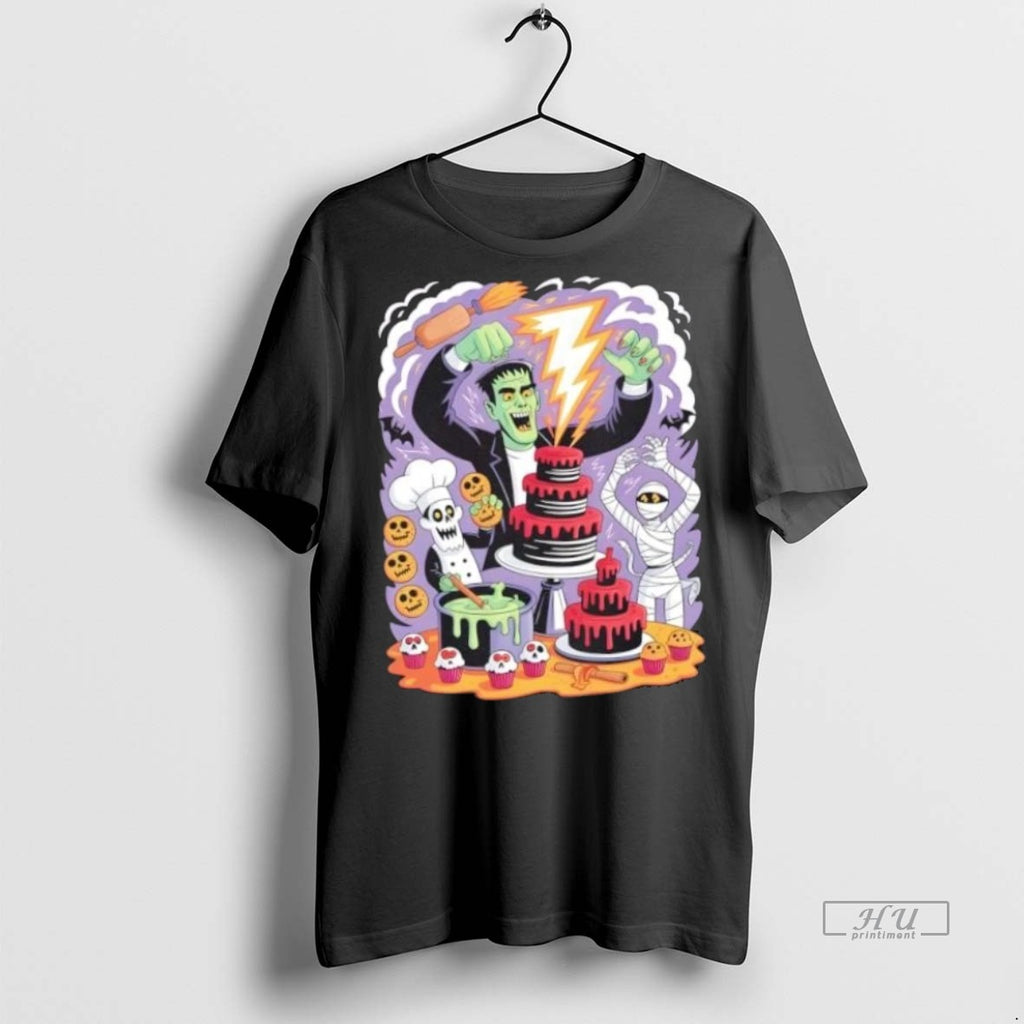 Trending Monster Bake Off Halloween Graphic Tee Shirt Sweater