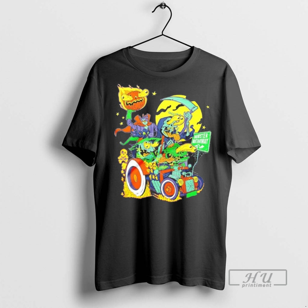 Trending Monster Motorway Halloween T Shirt