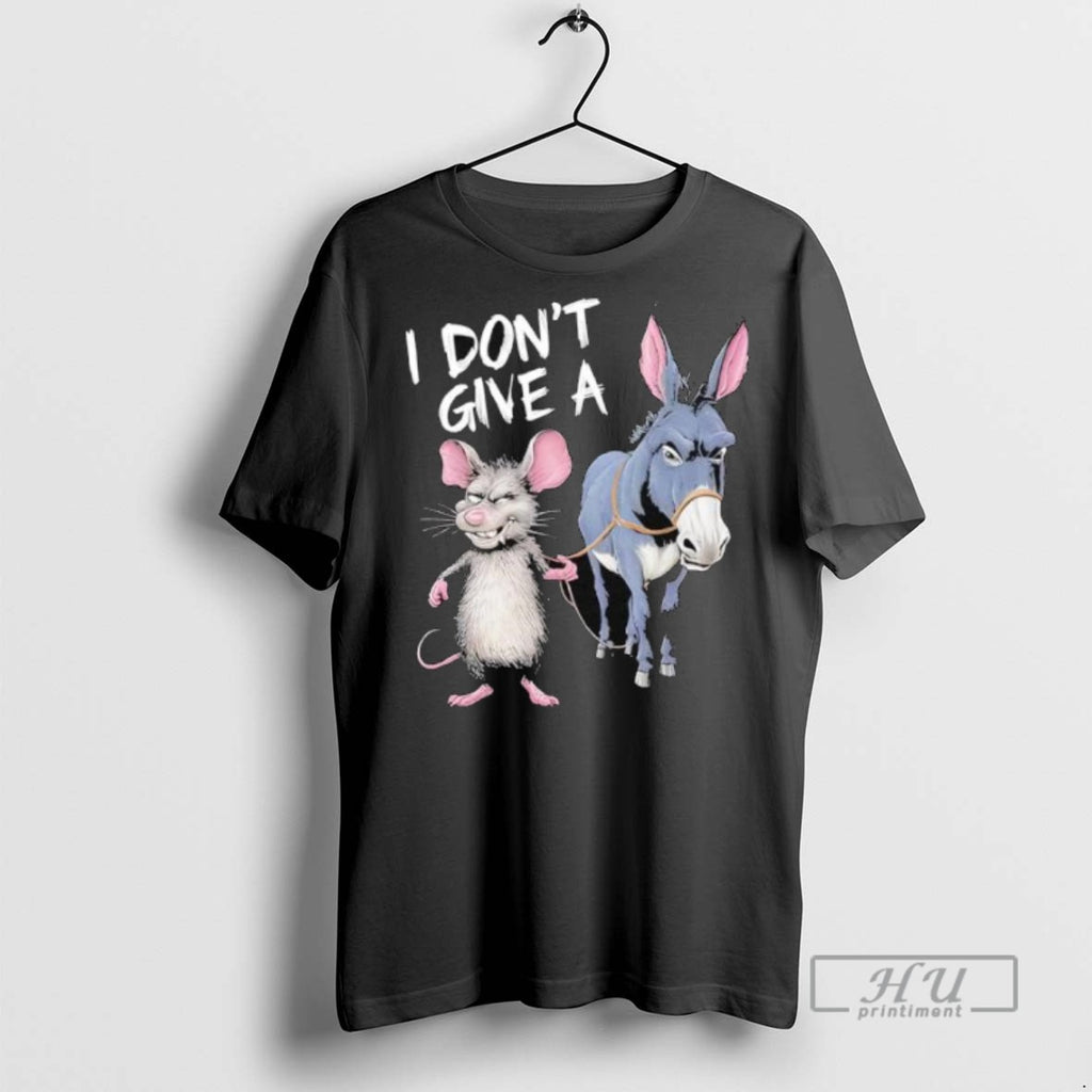Trending Mouse And Donkey I Dont Give A Donkey T Shirt