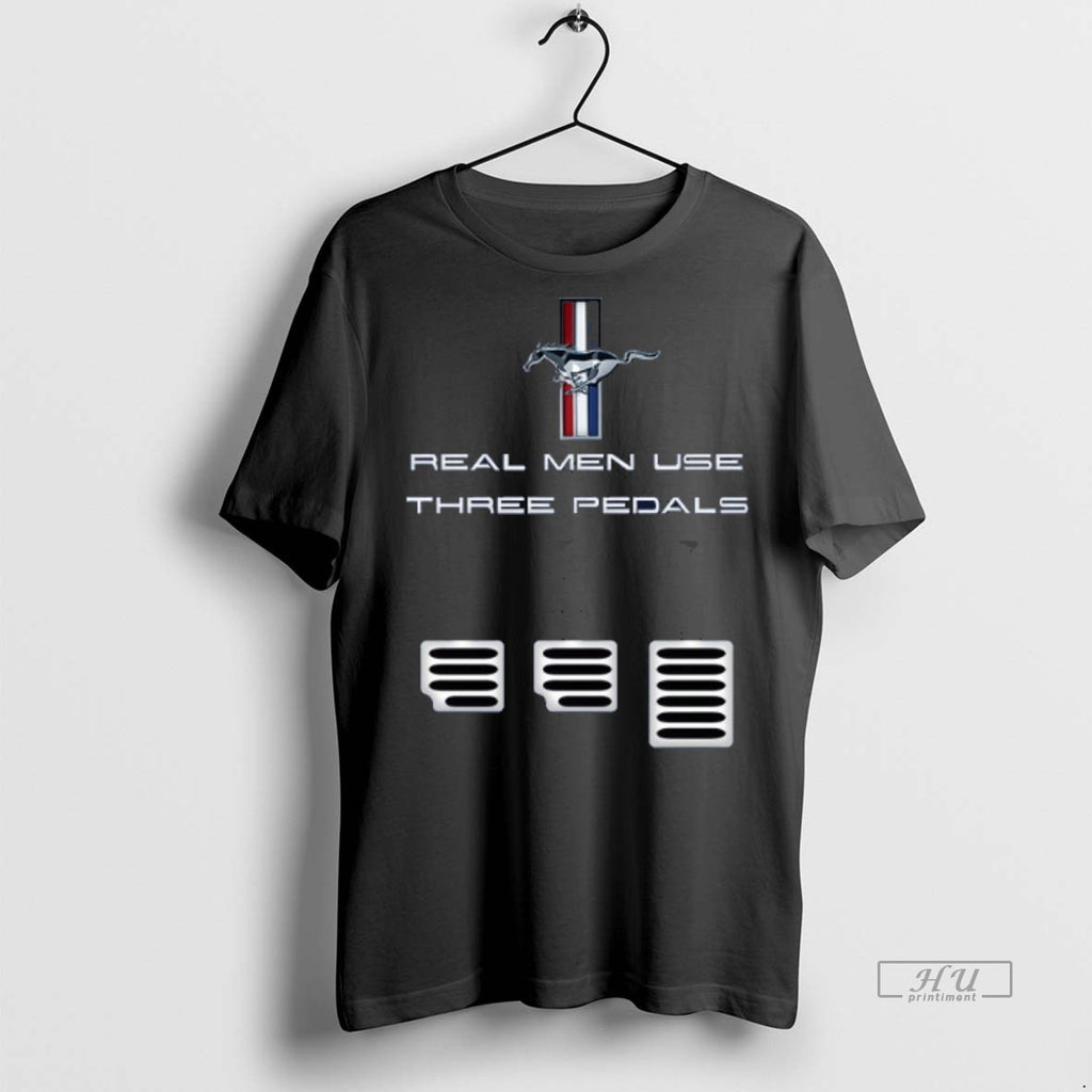 Trending Mustang Real Men Use Three Pedals Tee Shirt Sweater