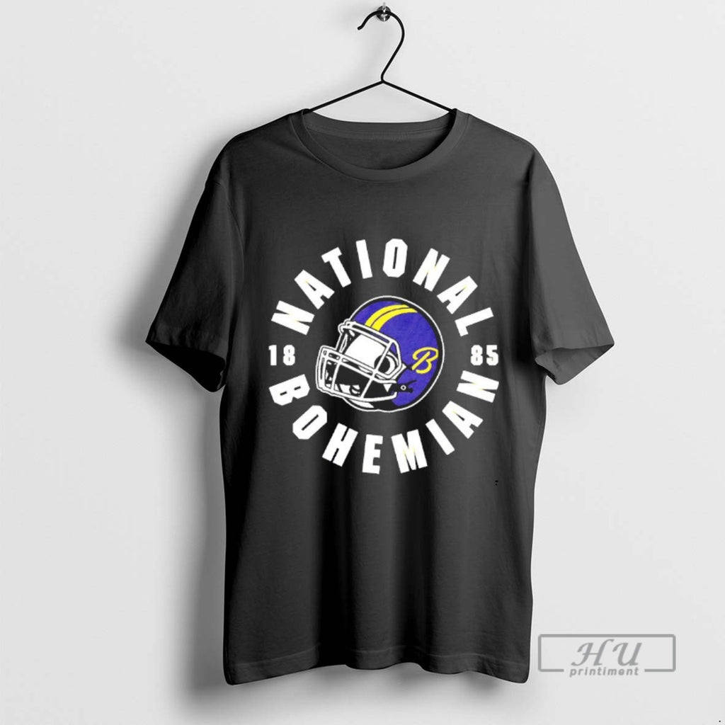 Trending National Bohemian 1885 Helmet Blackshirt T Shirts