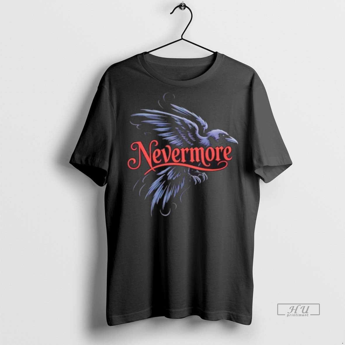 Trending Nevermore Flying Raven Graphic Tee Shirt Sweater