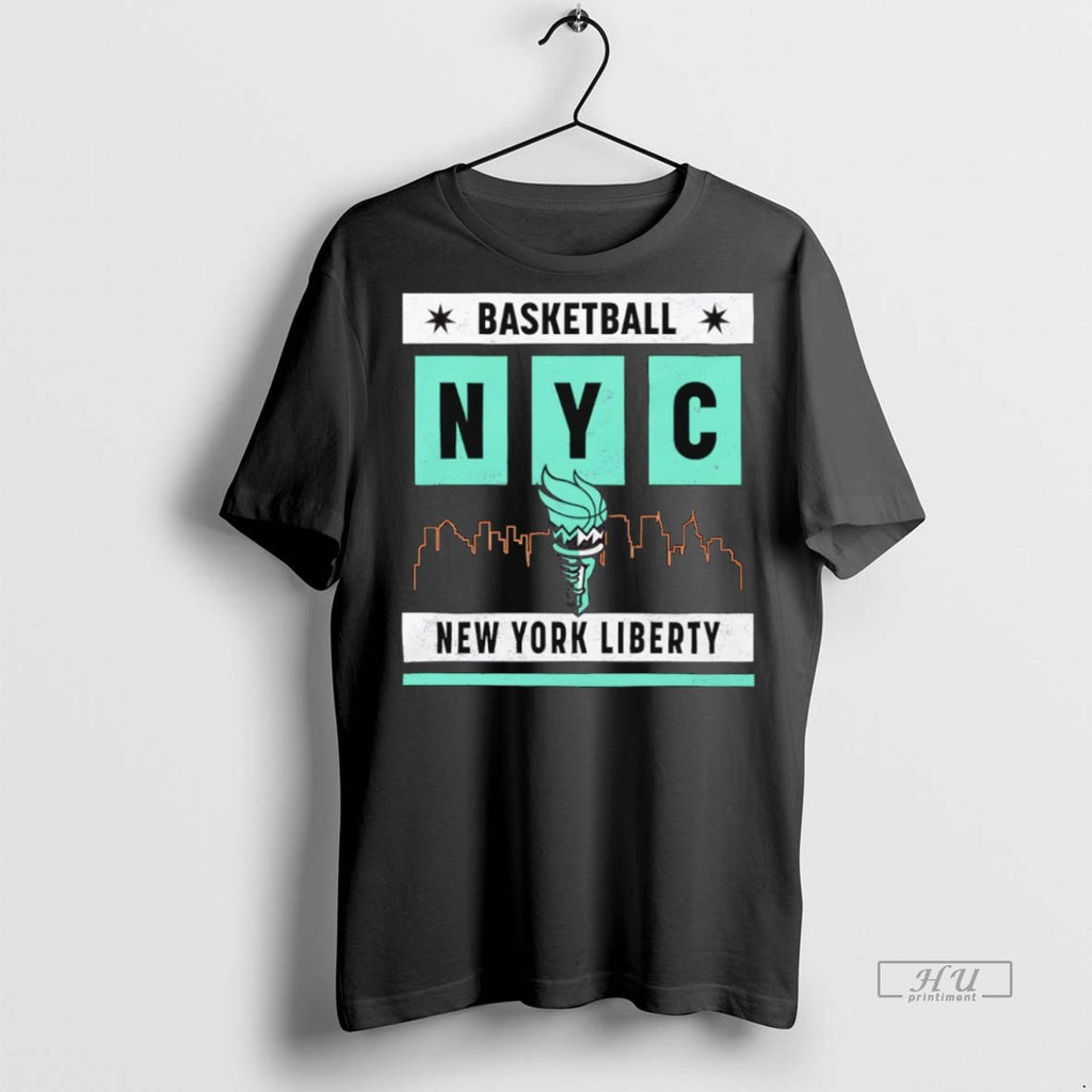 Trending New York Liberty Basketball Skyline Shirt Sweater