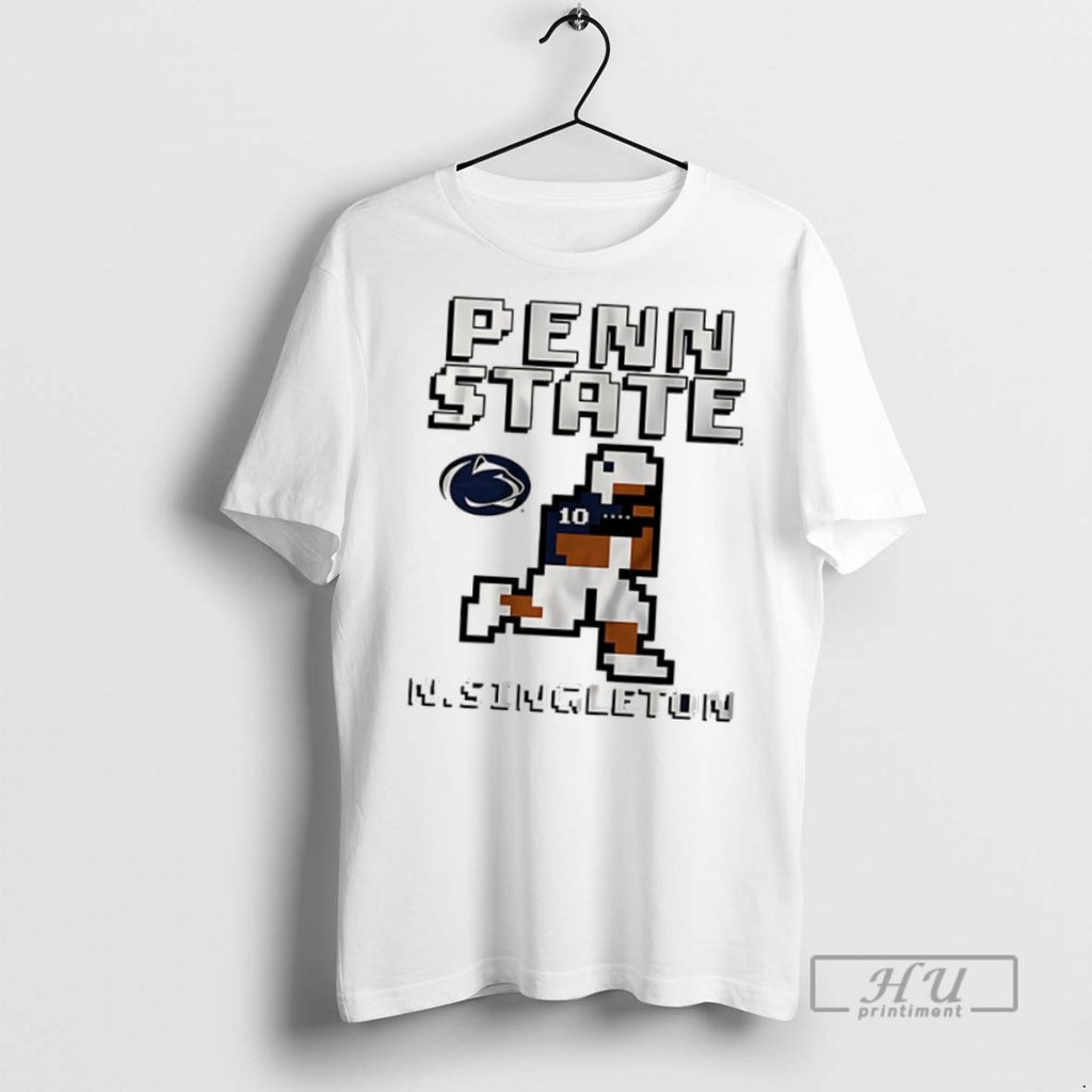 Trending Nick Singleton Penn State Nittany Lions Football Retro Baller 8 Bit Style